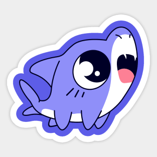 Magenta Baby Shark Sticker